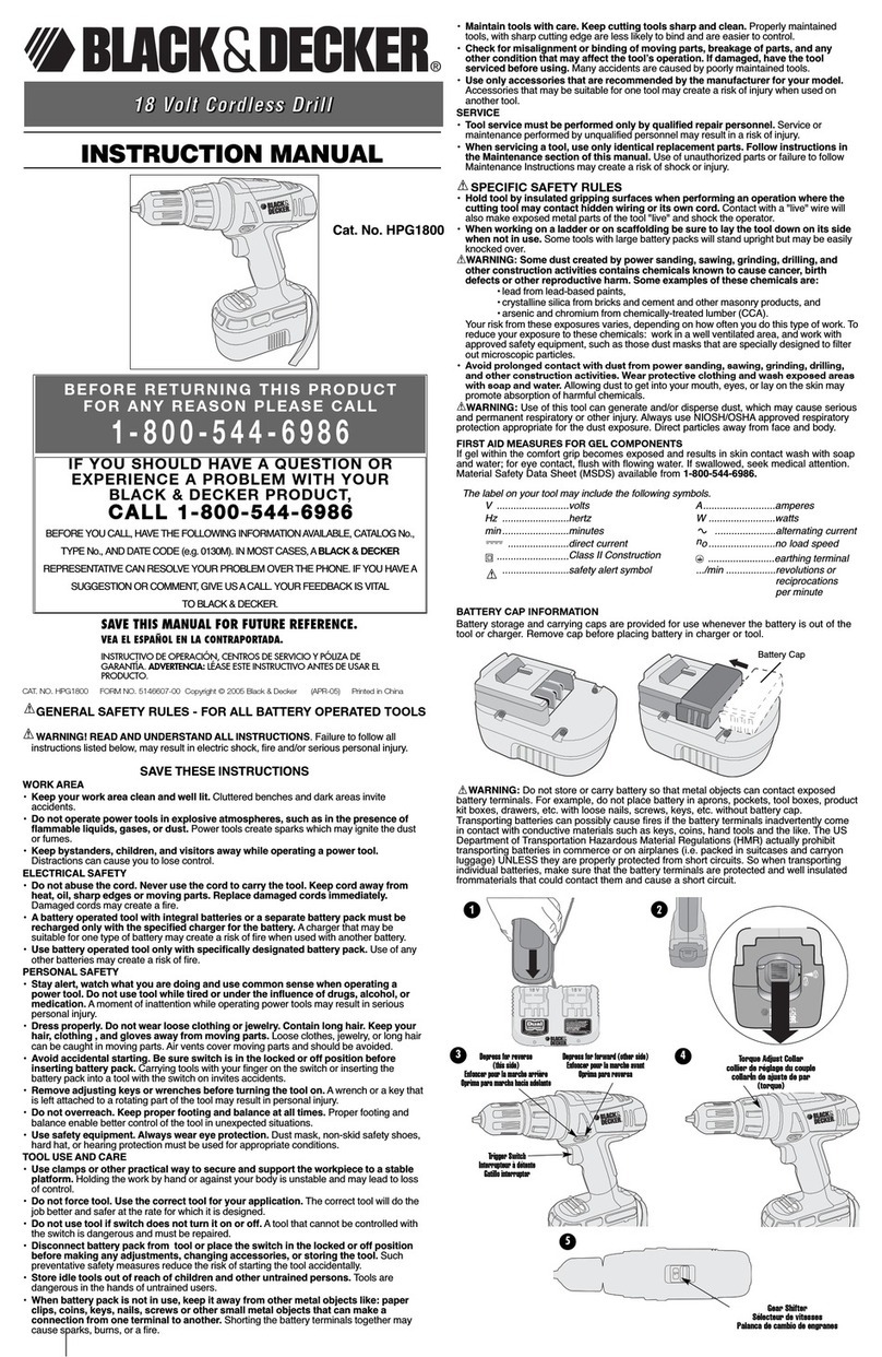 Black & Decker 5146607-00 User manual