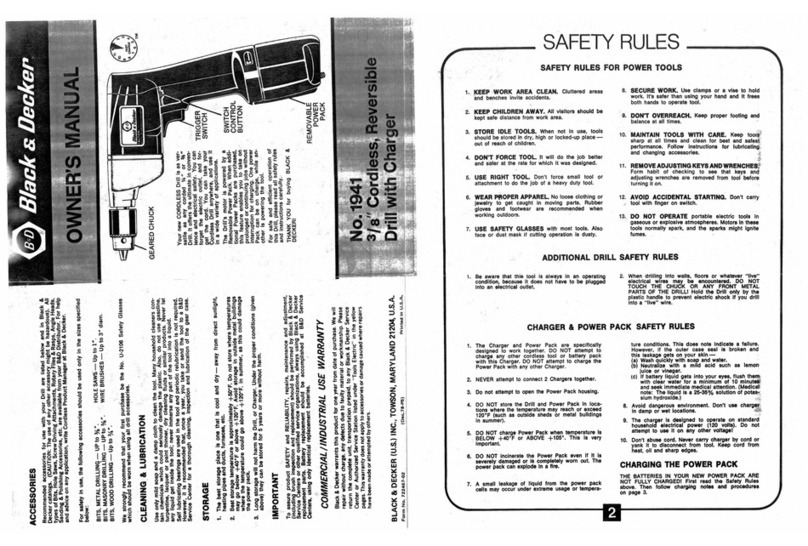 Black & Decker 1941 User manual