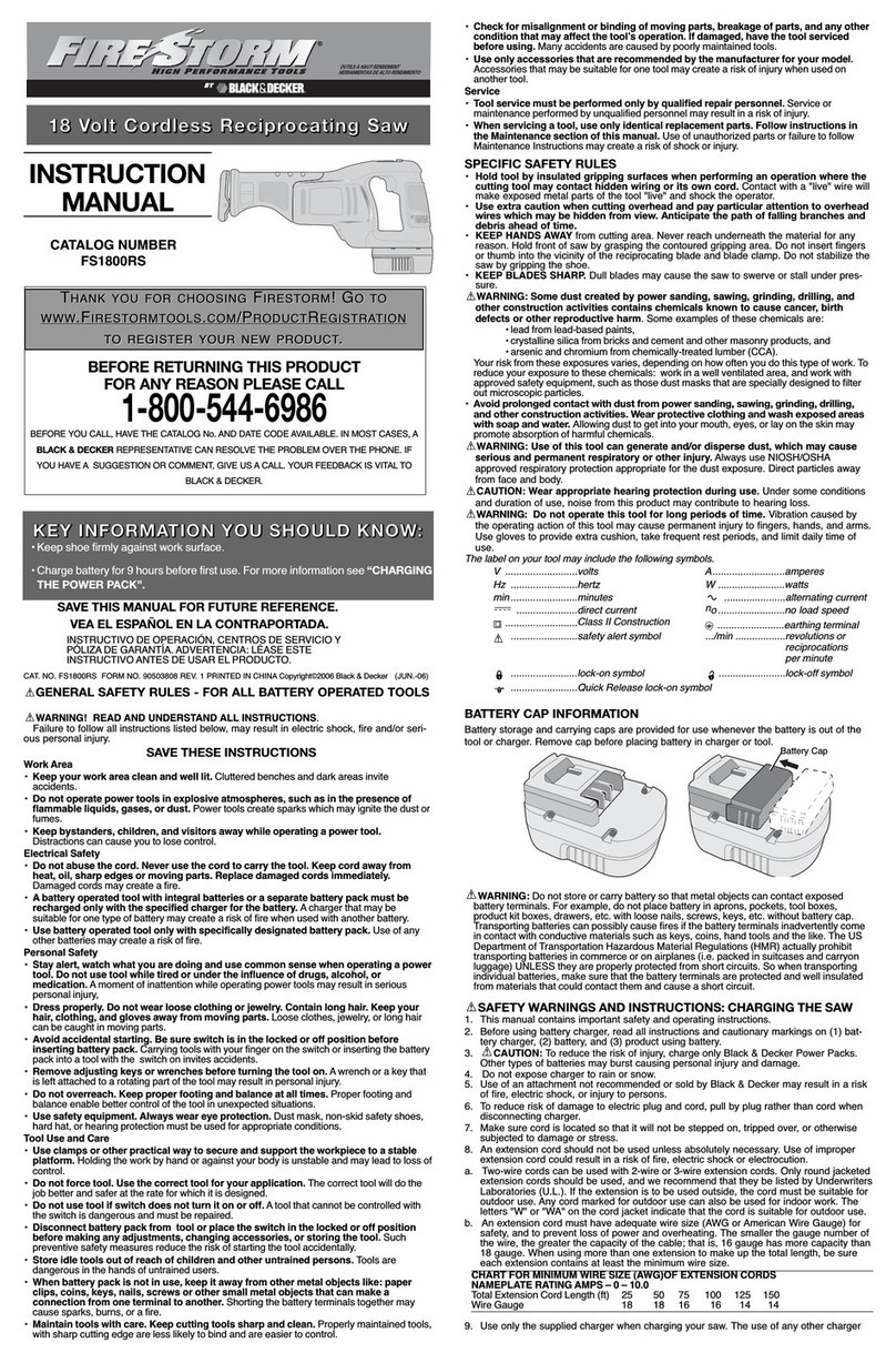 Black & Decker 90503808 User manual