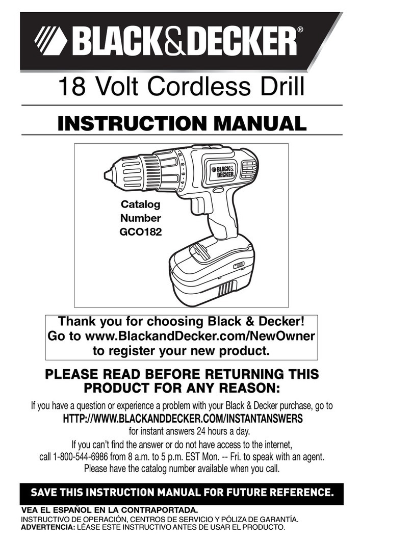 Black & Decker GCO182 User manual