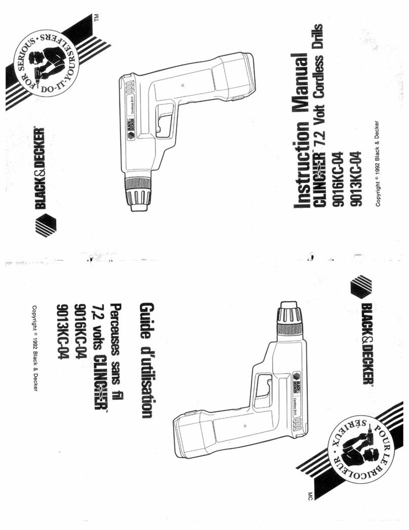 Black & Decker CLINCHER 9013KC-04 User manual