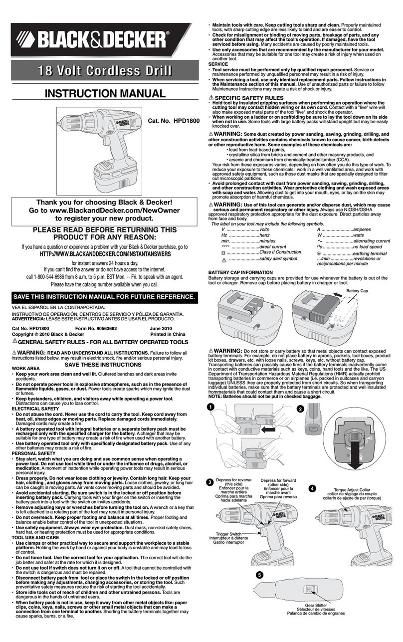 Black & Decker 90563682 User manual