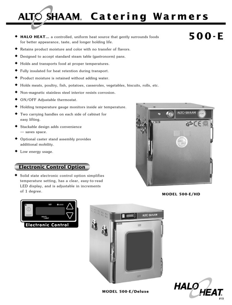 Alto-Shaam 500-E User manual