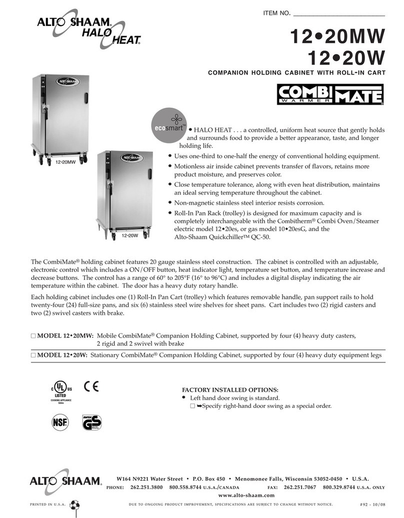 Alto-Shaam CombiMate 12-20MW datasheet