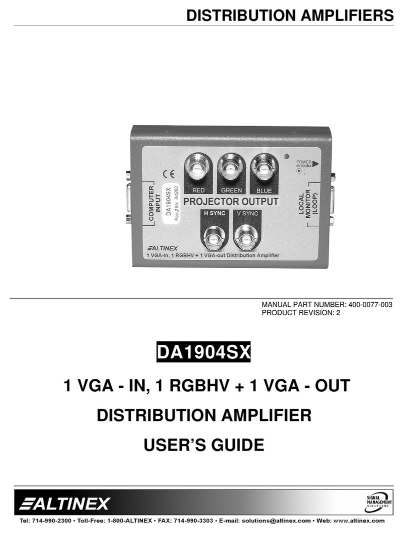 Altinex DA1904SX user guide
