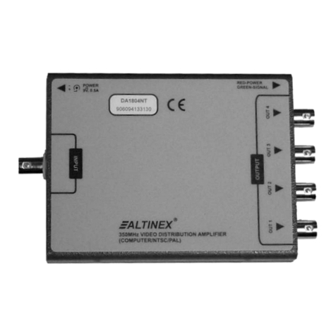 Altinex ALTINEX DA1804NT user guide