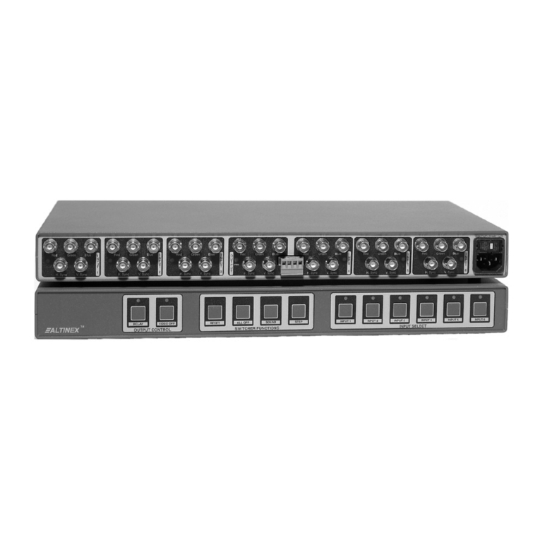 Altinex MX2226AT User manual