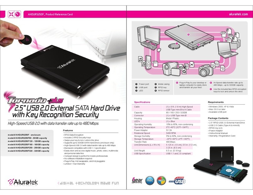 Aluratek Tornado Plus AHDURS250F Parts list manual