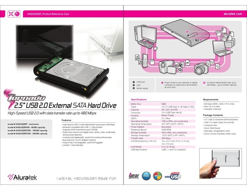 Aluratek Tornado AHDUS250F Parts list manual
