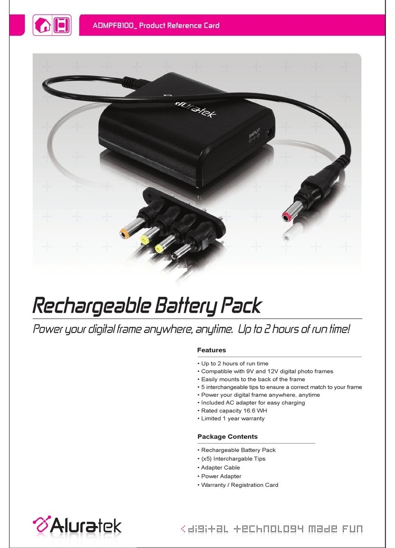 Aluratek ADMPFB100 Parts list manual