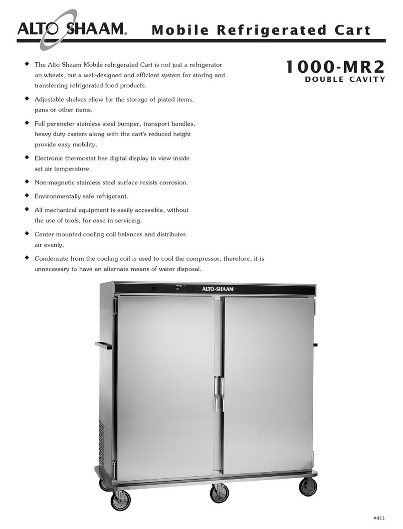 Alto-Shaam 1000-MR2 User manual