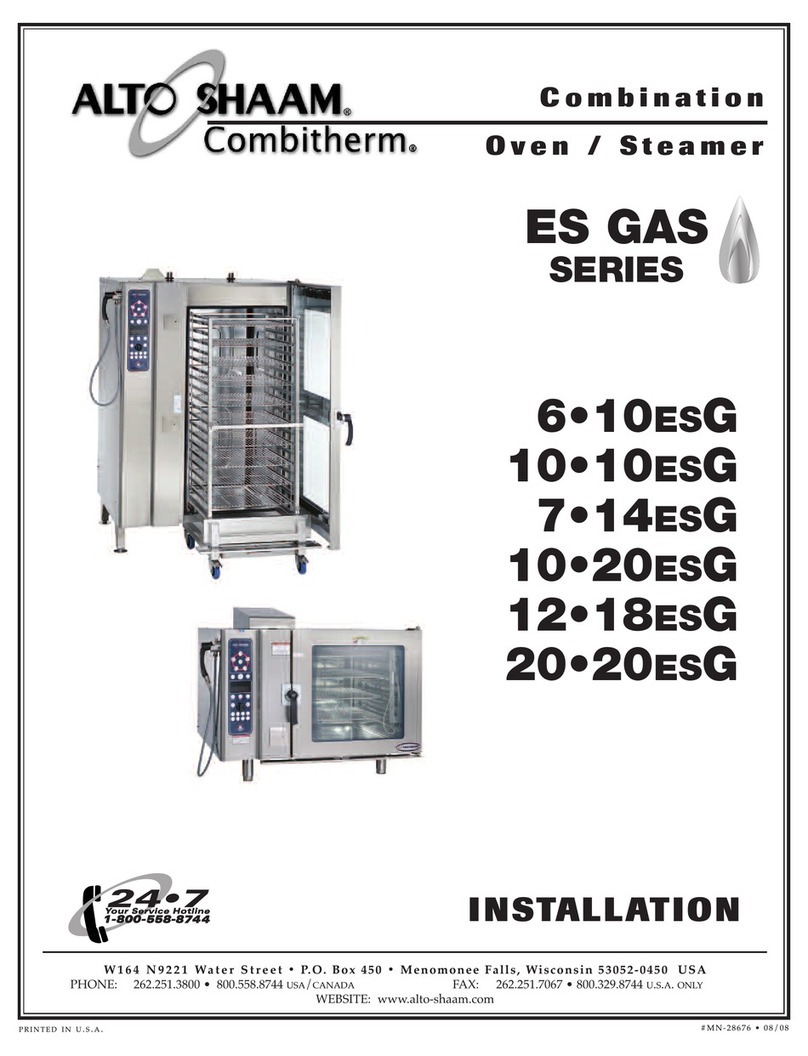 Alto-Shaam COMBITOUCH SERIES 10 10ESG User manual