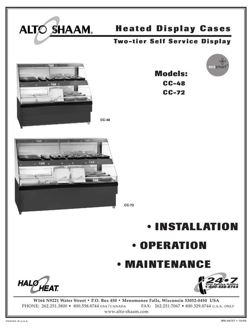 Alto-Shaam CC-48 Installation operation & maintenance