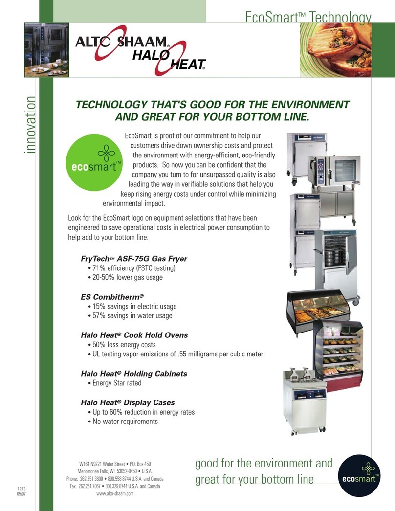 Alto-Shaam FryTech ASF-75G User manual