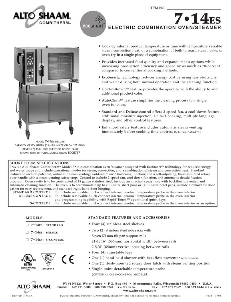 Alto-Shaam CombiTouch 7.14es User manual