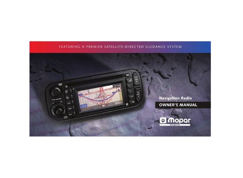 Alpine Navigation Radio User manual