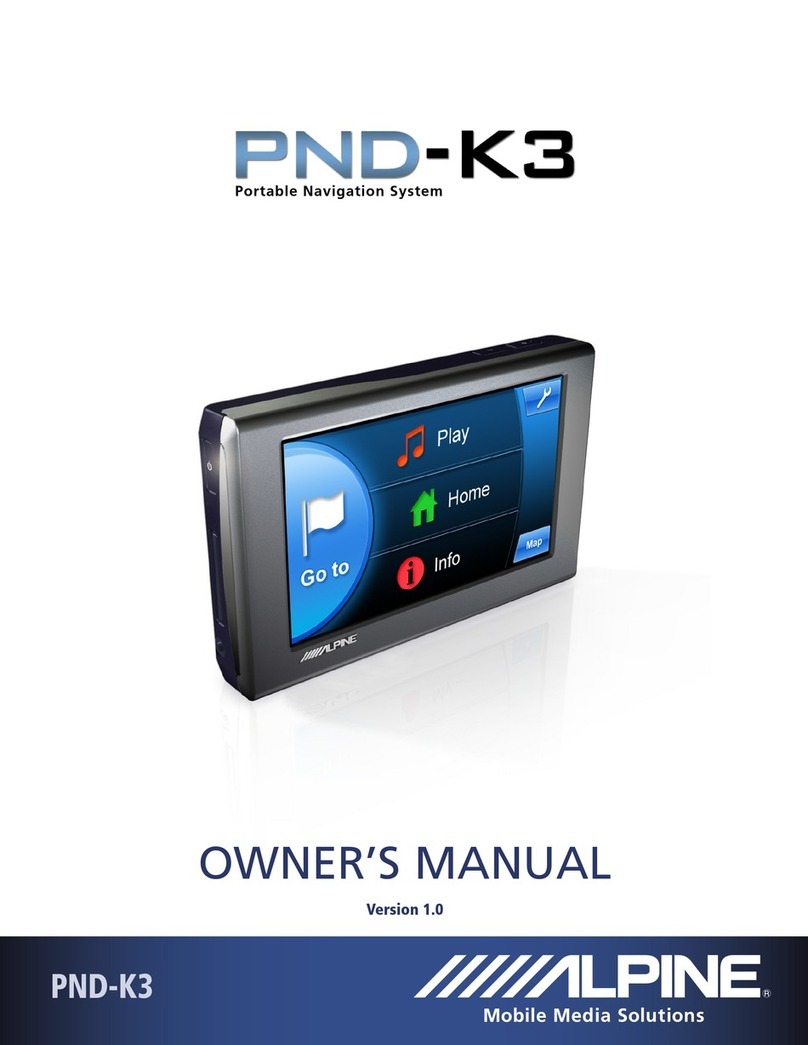 Alpine PND-K3 User manual