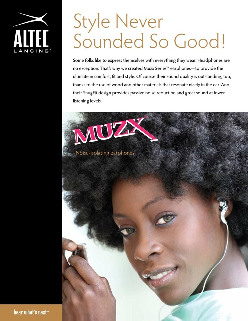 Altec Lansing Muzx MHP216 Specifications