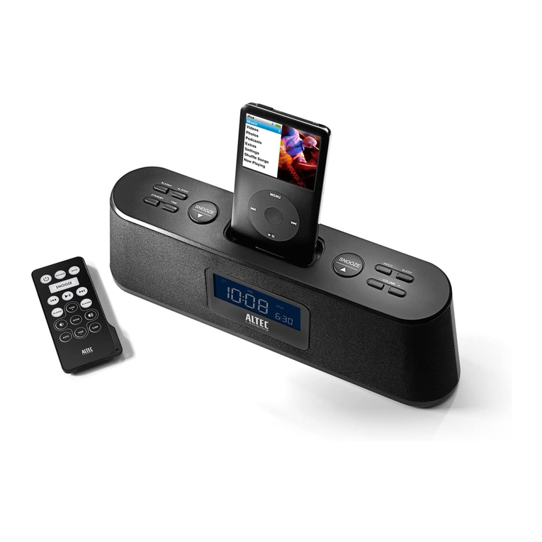 Altec Lansing Moondance HOME M302 user guide