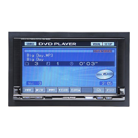 Alpine IVA-W203 - 6.5" Touch Screen 2-DIN DVD In-Dash... owner's manual