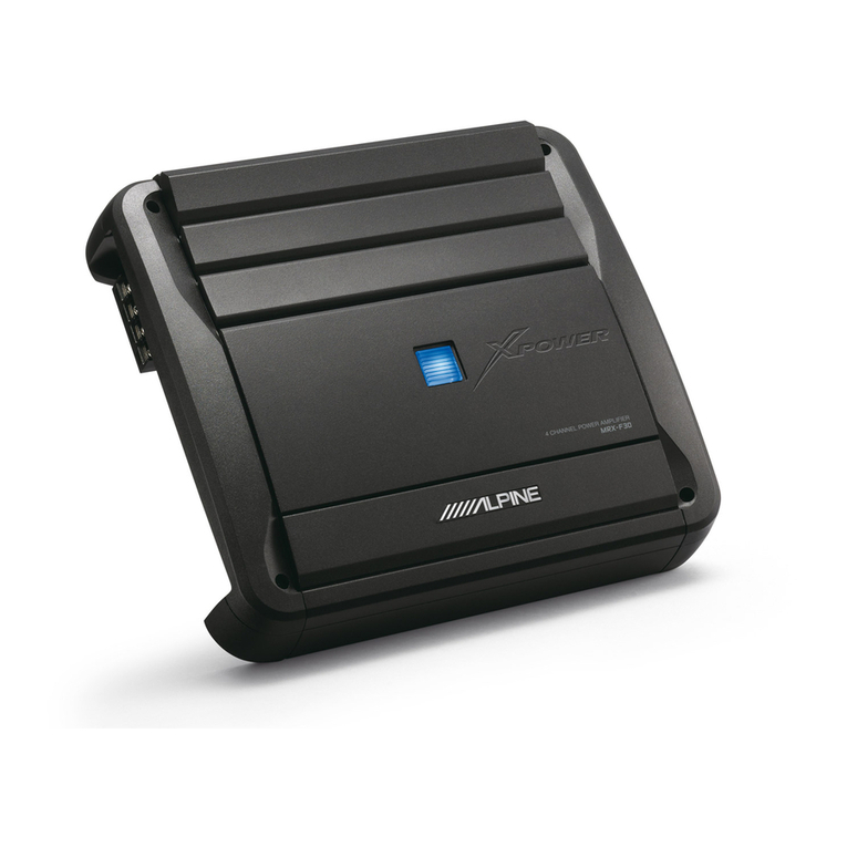 Alpine MRX-F30 owner's manual