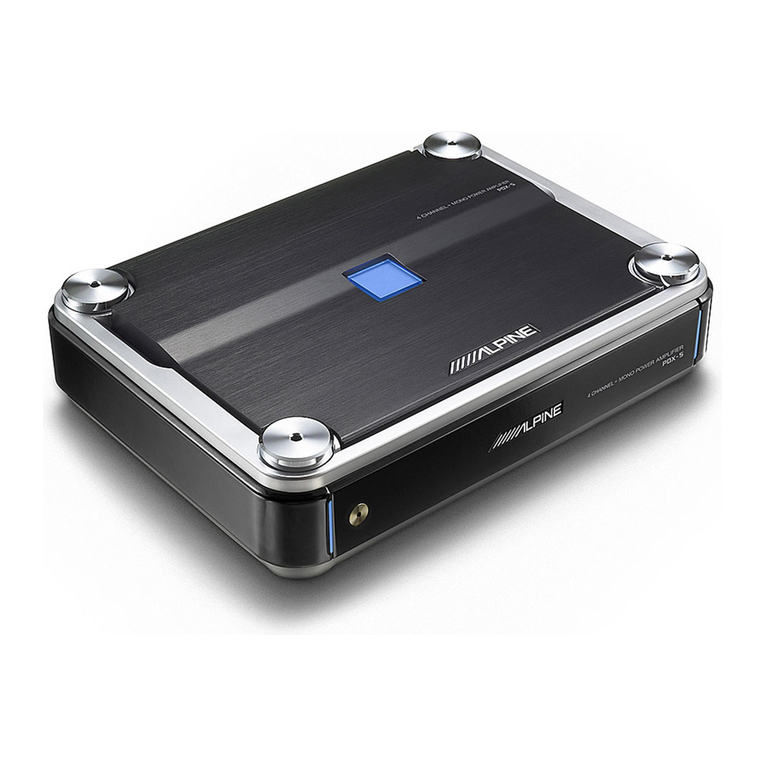 Alpine Marine PDX-5M User manual