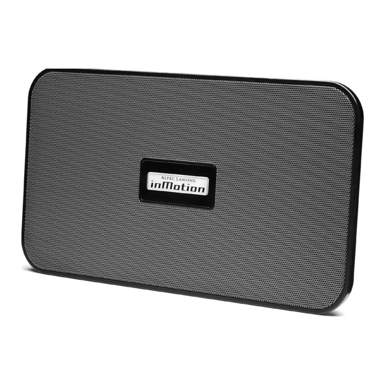 Altec Lansing inMotion IMT525 brochure