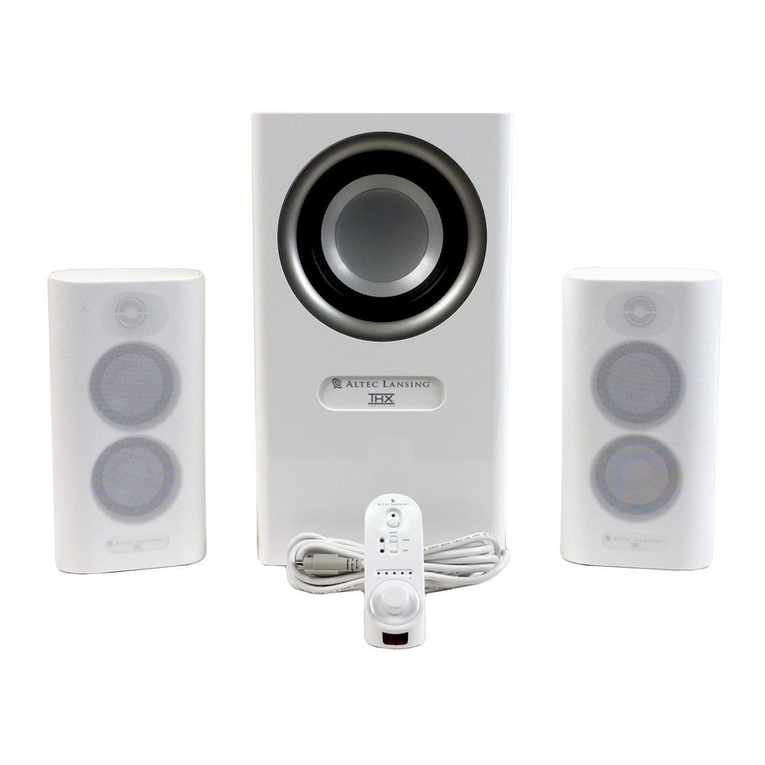 Altec Lansing THX MX5021 Brochure & specs