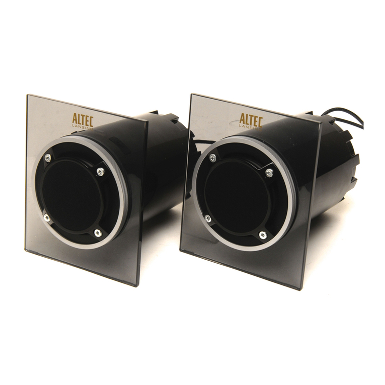 Altec Lansing expressionist CLASSIC FX2020 User manual