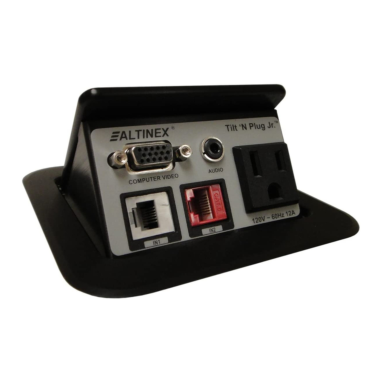 Altinex TILT `N PLUG TNP121 user guide