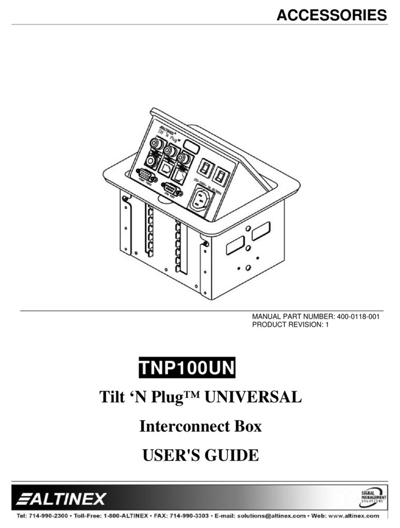 Altinex Tilt 'N Plug TNP100UN user guide