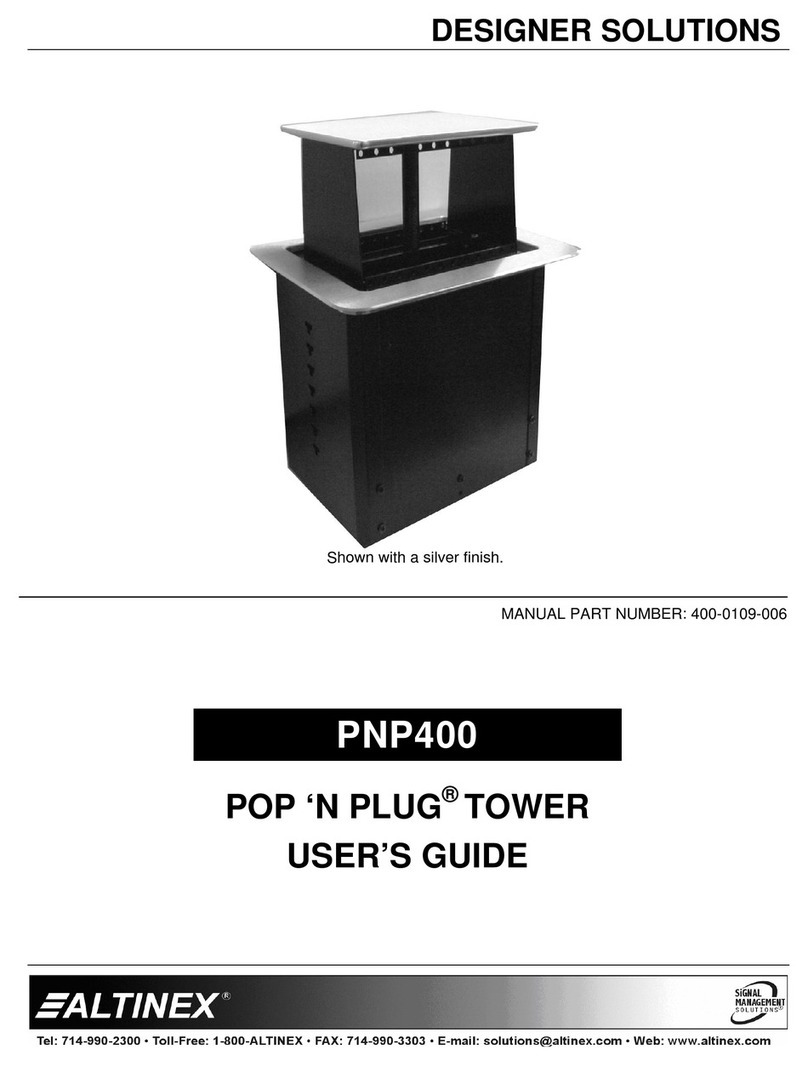 Altinex Pop 'N Plug Tower PNP400 user guide