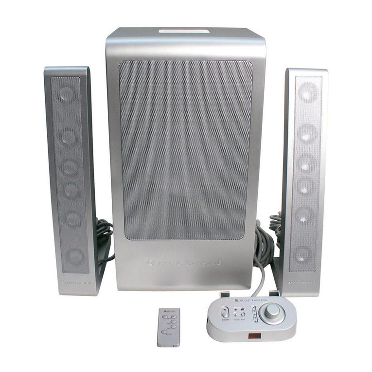 Altec Lansing FX6021 User manual