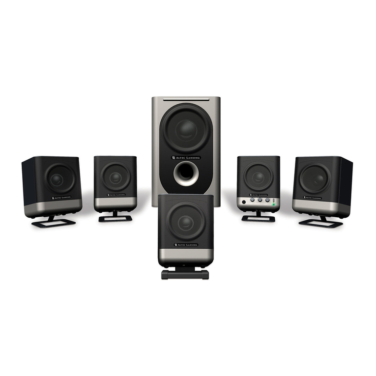 Altec Lansing 221 User manual Altec Lansing 221 User manual