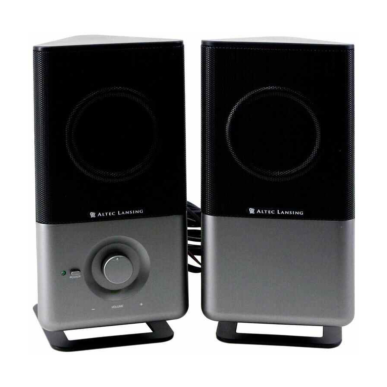 Altec Lansing 220 User manual Altec Lansing 220 User manual