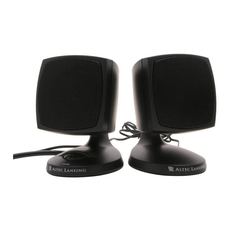 Altec Lansing ACS33BW user guide