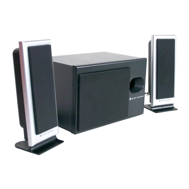 Altec Lansing VS-3121 User manual