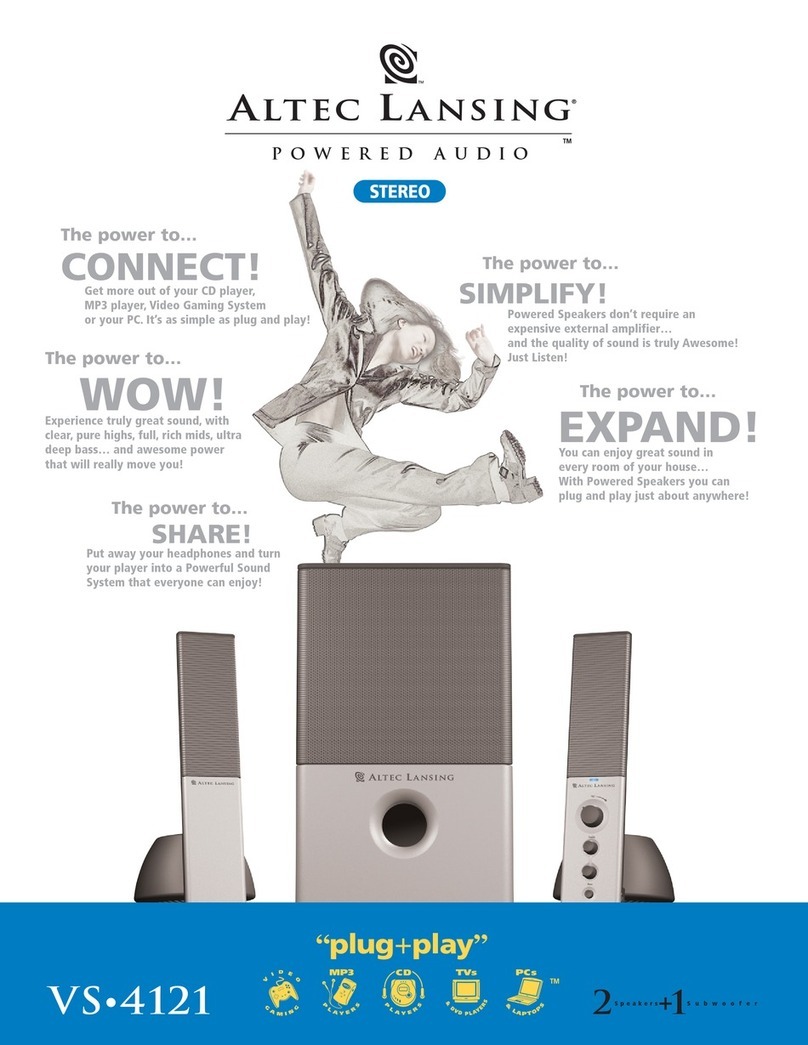 Altec Lansing VS-4121 datasheet