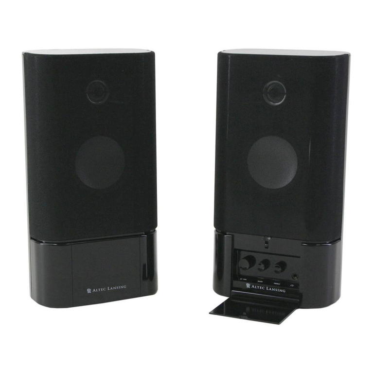 Altec Lansing MX-5020 User manual Altec Lansing MX-5020 User manual