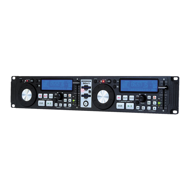 American Audio SDJ-1 User guide and reference manual