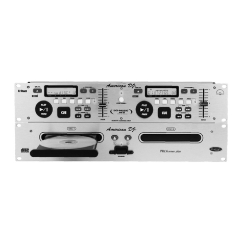 American Audio DCD-PRO200 User manual