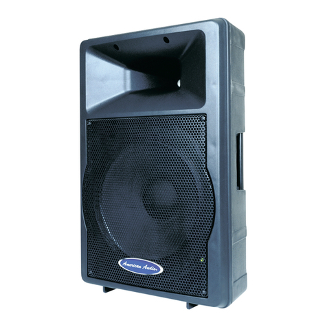 American Audio APX-152 instruction manual