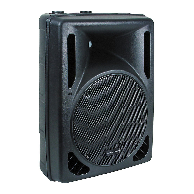 American Audio PXI 8P User manual