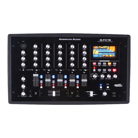 American Audio Q-FX19 User guide and reference manual