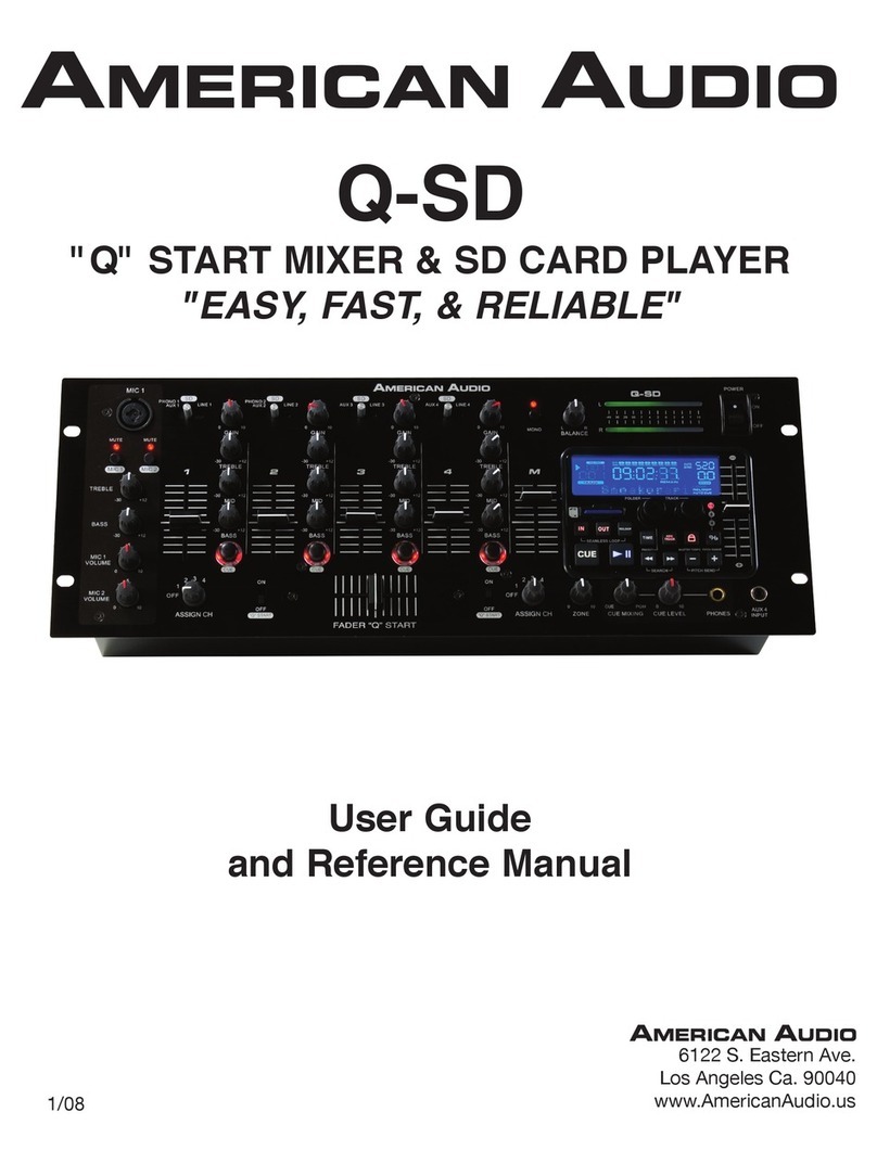 American Audio Q-SD user guide