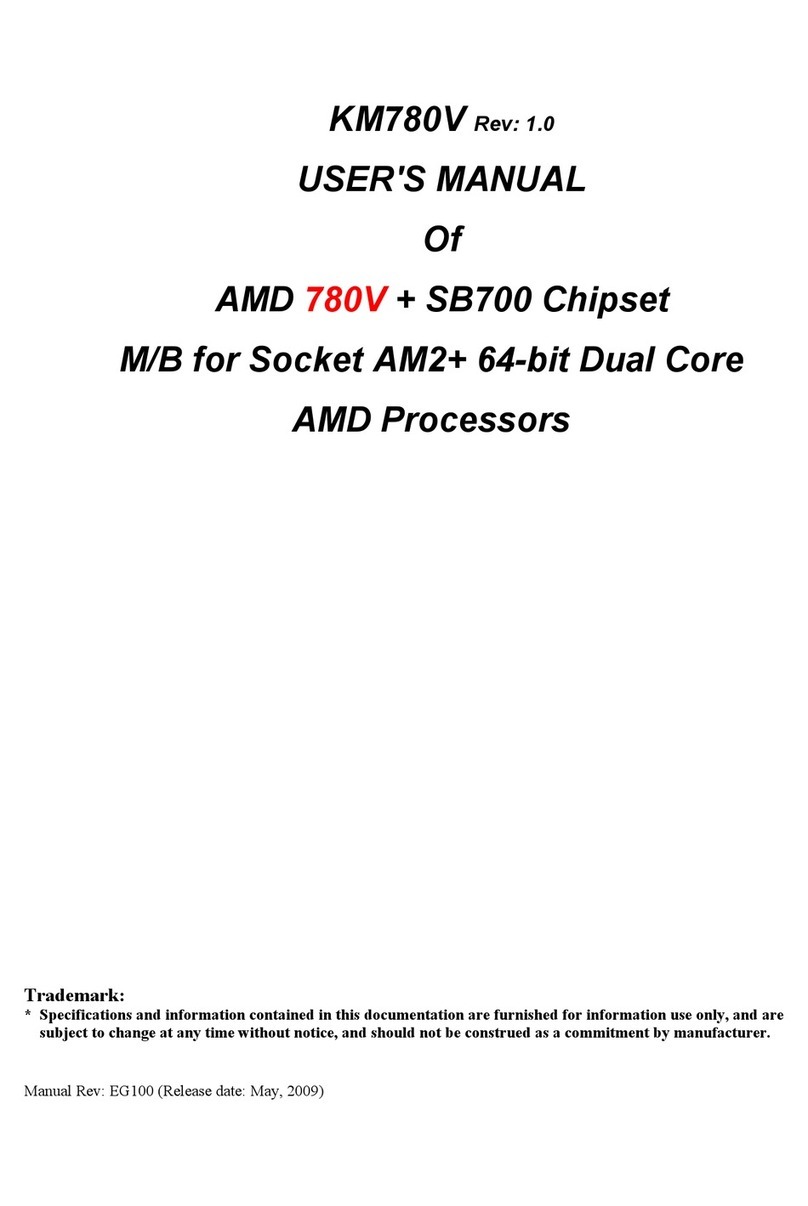 AMD KM780V User manual