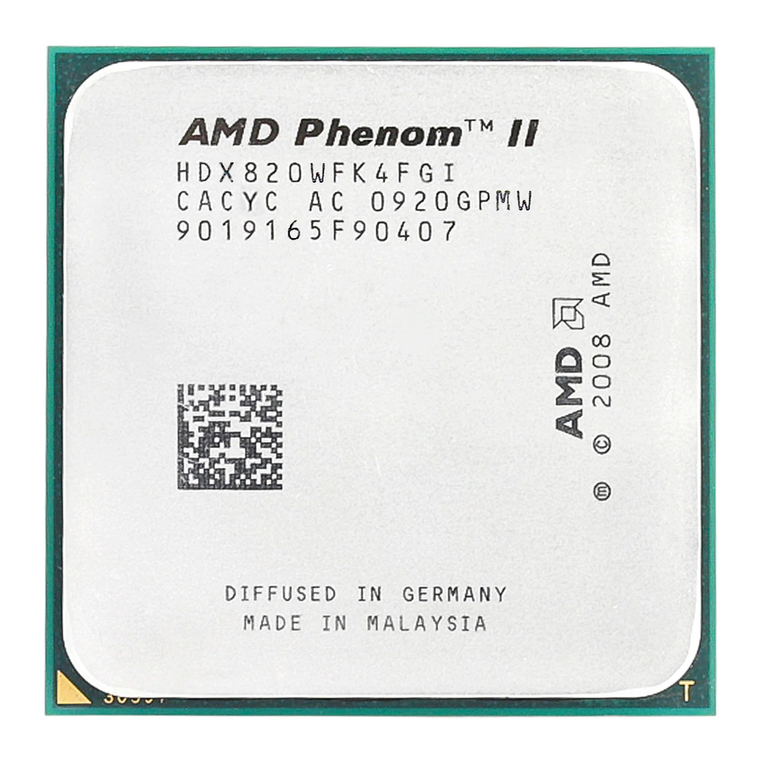 AMD Phenom II Operational manual