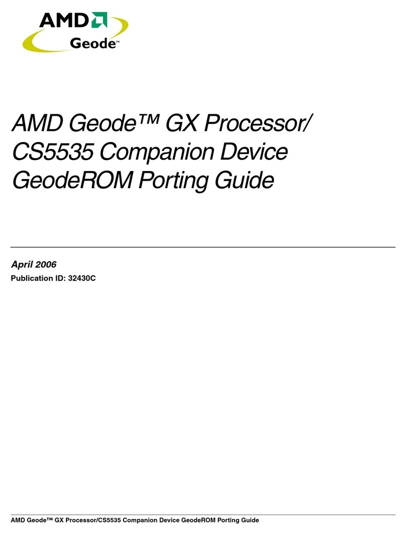 AMD Geode CS5535 Porting guide AMD Geode CS5535 Porting guide