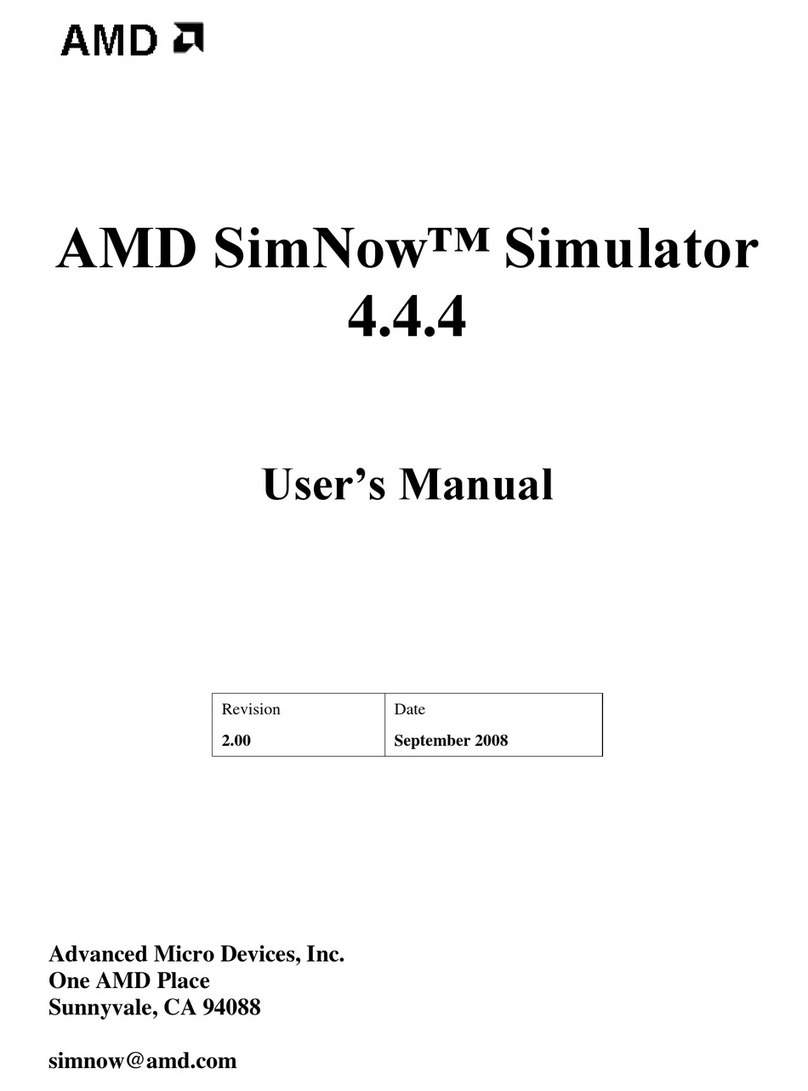 AMD SimNow Simulator 4.4.4 User manual
