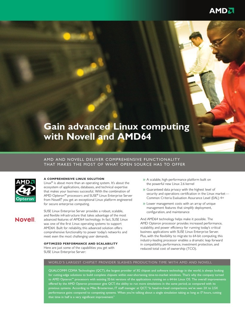 AMD NOVELL 64 User manual